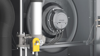 Control termoelectrónico para evitar la formación de condensado.