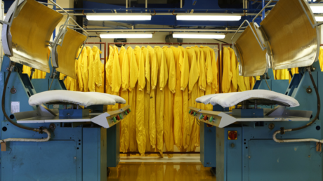 Aire comprimido para lavanderías y tintorerías comerciales